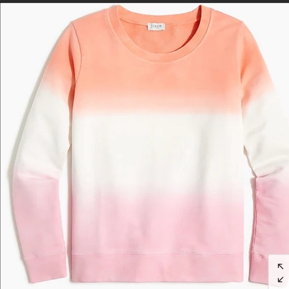 J. Crew Tops - J crew dip dye sweatshirt